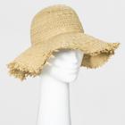 Women's Straw Floppy Hat - Universal Thread Tan