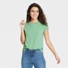 Women's Short Sleeve T-shirt - Universal Thread Green