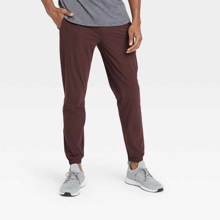 Men's Lightweight Run Pants - All In Motion Berry