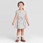 Toddler Girls' Dr. Seuss Print Dress - Light Gray