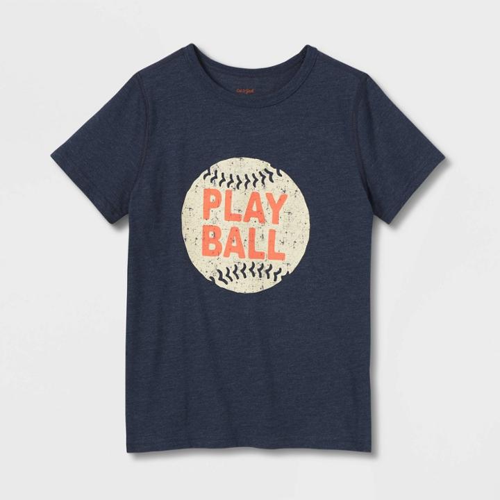 Boys' Adaptive Printed Short Sleeve T-shirt - Cat & Jack