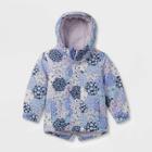 Baby Floral Long Sleeve Parka Jacket - Cat & Jack Purple