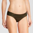 Mossimo Women's Tab Hipster Bikini Bottom - Army Green -