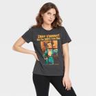 Women's David Bowie Ziggy Stardust Short Sleeve Graphic T-shirt - Black