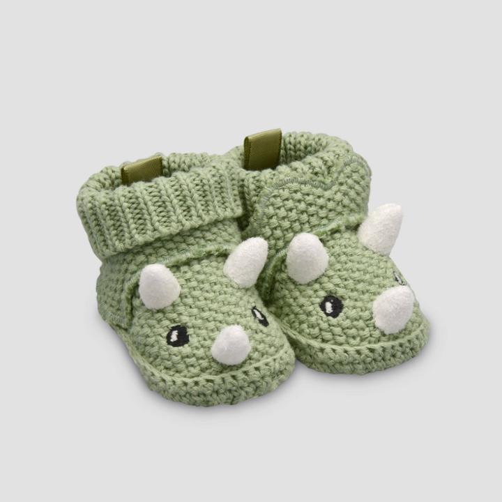 Baby Boys' Dino Knitted Slippers - Just One You Made By Carter's