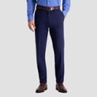 Haggar H26 Men's Flex Series Ultra Slim Suit Pants - Midnight Blue