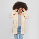 Girls' Open Cardigan - Cat & Jack Cream