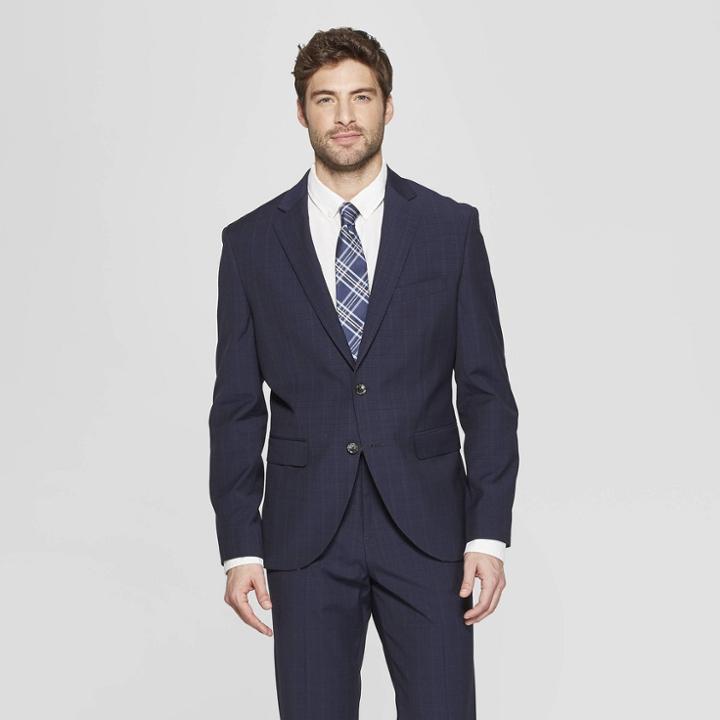 Men's Slim Fit Suit Jacket - Goodfellow & Co Navy Voyage
