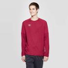 Umbro Men's Long Sleeve T-shirt - Rhubarb Heather Xxl, Rhubarb Grey