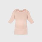 Maternity Snap Shoulder Scoop Neck Sweatshirt - Isabel Maternity By Ingrid & Isabel Pink