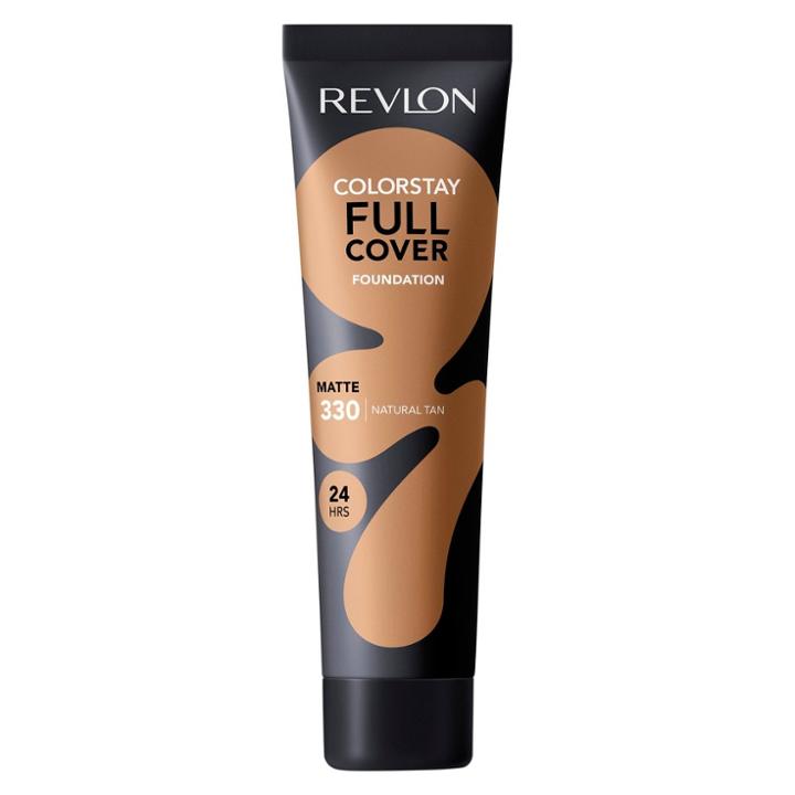 Revlon Colorstay Full Cover Foundation 330 Natural Tan - 1 Fl Oz, Brown