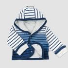 Honest Baby Organic Cotton Hoodie Sweatshirt - Navy Blue Newborn