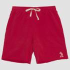 Junk Food Men's Mickey Mouse French Terry Jogger Shorts - Red