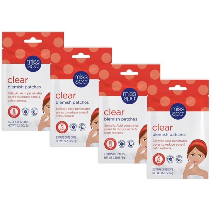 Miss Spa Clear Blemish Patches - 4pk/0.21 Fl Oz
