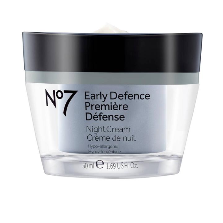 No7 Early Defence Night Cream - 1.6oz, Adult Unisex