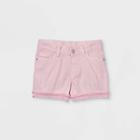 Toddler Girls' Lace Jean Shorts - Cat & Jack Pink