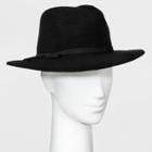 Women's Knit Fedora Hat - Universal Thread Black
