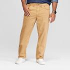 Target Men's Big & Tall Slim Straight Fit Twill Pants - Goodfellow & Co Khaki