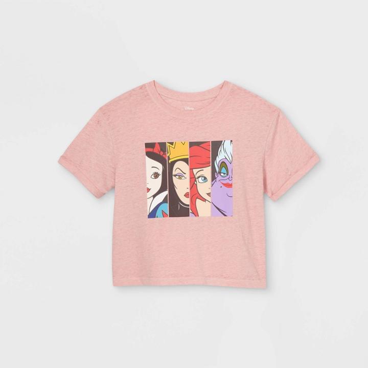 Girls' Disney Villains Short Sleeve T-shirt - Purple