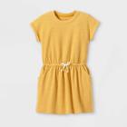 Girls' Slub Short Sleeve Knit Dress - Cat & Jack Heather Yellow