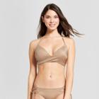 Women's Dream Lightly Lined Wrap Bikini Top - Shade & Shore Gold Champagne