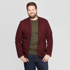 Men's Big & Tall Standard Fit Twill Blazer - Goodfellow & Co Pomegranate Mystery 3xb, Red