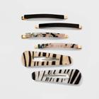 Acrylic, Animal Print Bobby Pins And Snap Clips - A New Day