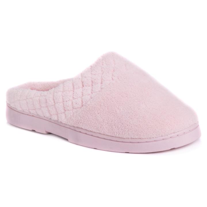 Women's Muk Luks Chenille Clogs - Pink L(9-10),