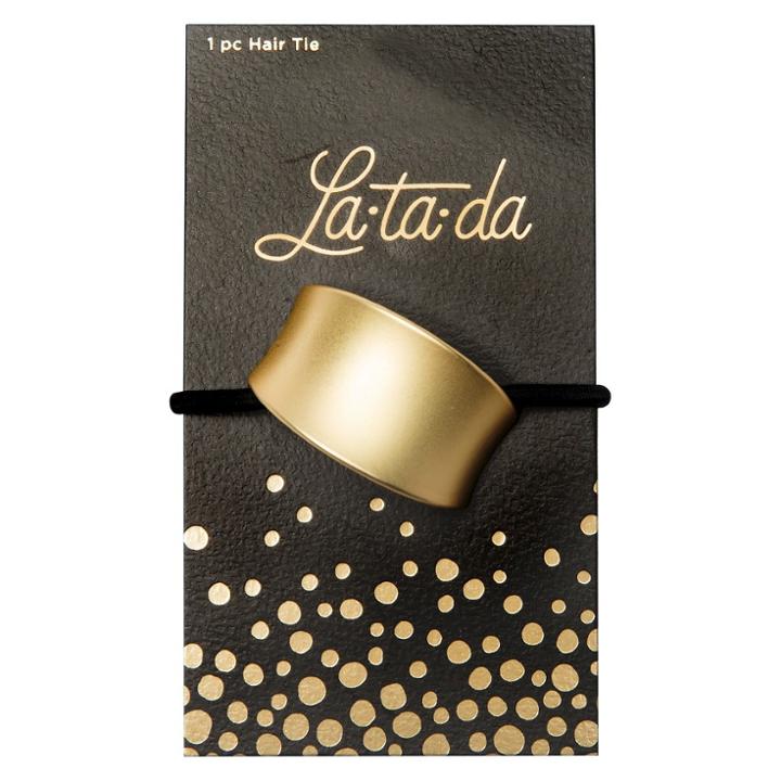 La-ta-da Brushed Gold Ponytail Wrap