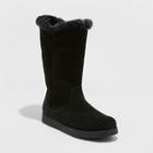 Women's Charleigh Tall Shearling Style Boots - Universal Thread Black