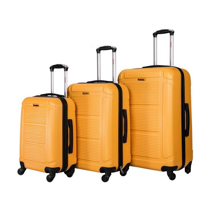 Inusa Pilot Lightweight Hardside Spinner 3pc Luggage Set - Mustard, Yellow