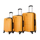 Inusa Pilot Lightweight Hardside Spinner 3pc Luggage Set - Mustard, Yellow