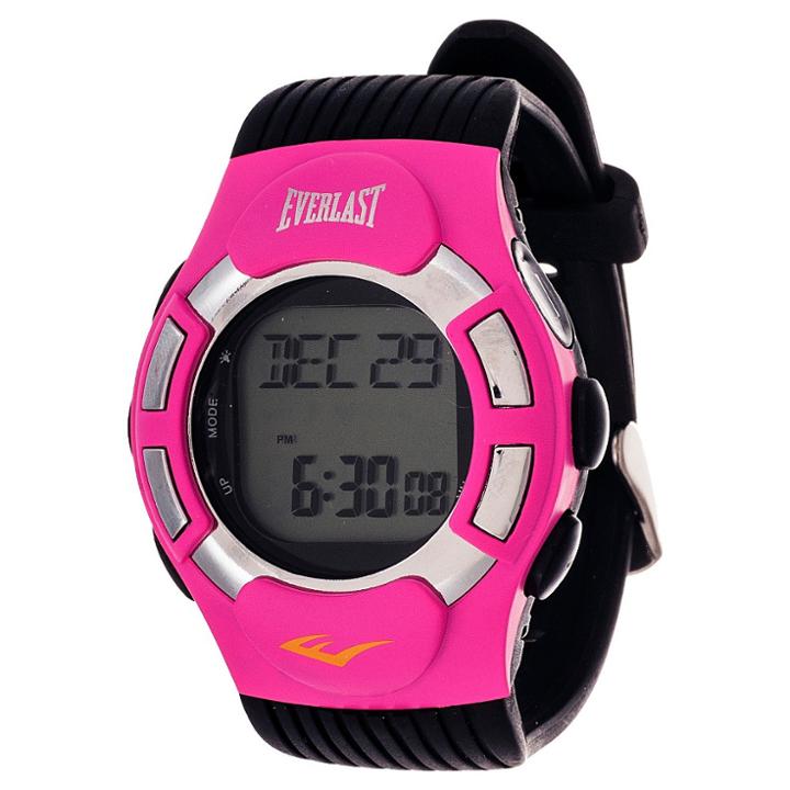 Everlast Finger Touch Heart Rate Monitor Watch Pink