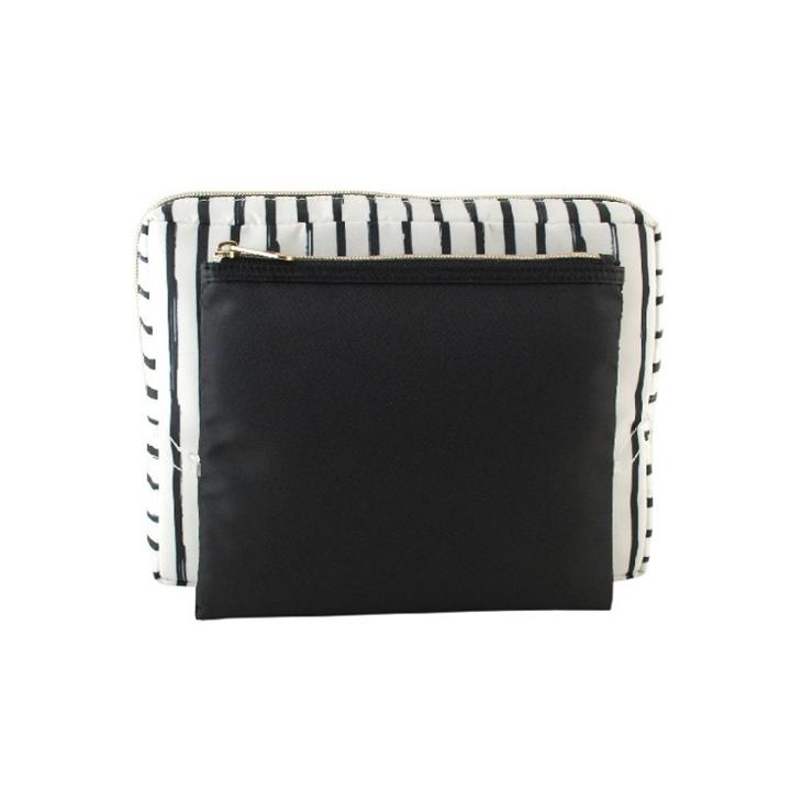 Sonia Kashuk Organizer Makeup Bag Set - Black/stripe