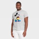 Pride Gender Inclusive Adult Extended Size Mickey Mouse Short Sleeve Graphic T-shirt - Gray