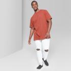 Men's Big & Tall Short Sleeve Boxy T-shirt - Original Use Brown