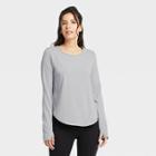 Women's Long Sleeve Essential T-shirt - All In Motion Dark Gray