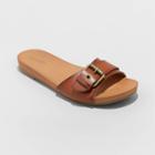Women's Phoebe Buckle Slide Sandals - Universal Thread Brown