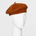 Women's Felt Beret - Wild Fable Rust One Size, Women's, Red
