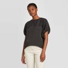 Women's Short Sleeve Blouse - Prologue Black