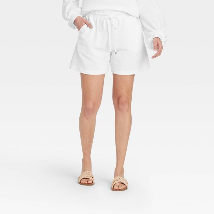 Women's Lounge Shorts - Who What Wear Bright White