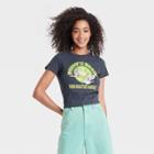 Women's Pinky And The Brain Short Sleeve Graphic Baby T-shirt - Gray