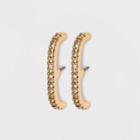Huggie Drop Earrings - A New Day Gold