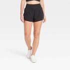 Women's Mid-rise Woven Run Shorts 2.5 - Joylab Black
