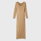 Long Sleeve Fitted Maternity Dress - Isabel Maternity By Ingrid & Isabel Brown
