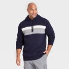 Men's Big & Tall Standard Fit Hooded Sweatshirt - Goodfellow & Co Xavier Navy