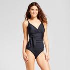 Merona Women's Belted Wrap Front One Piece -