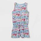 Warner Bros. Girls' Friends You're My Lobster Pajama Romper - Blue