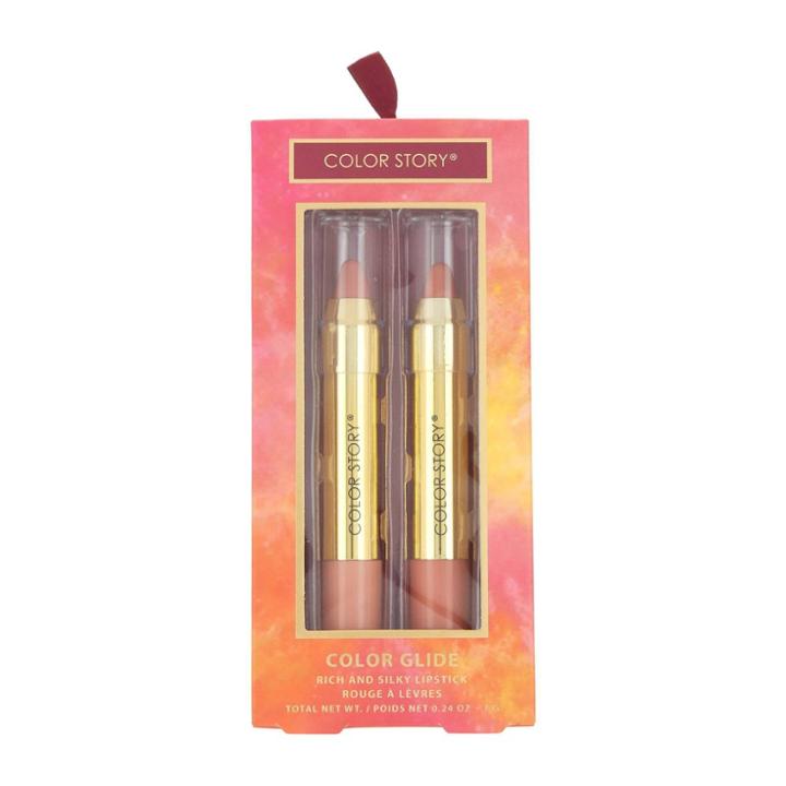 Color Story Color Glide Lip Makeup Duo - Spiced Nudes
