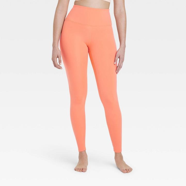 Women's Brushed Sculpt Ultra High-rise Leggings - All In Motion Coral Pink